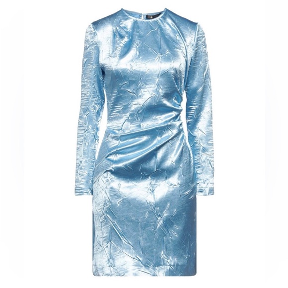 MAJE | Sheath dresses Blue Clair Dress | size 34 - Picture 3 of 11